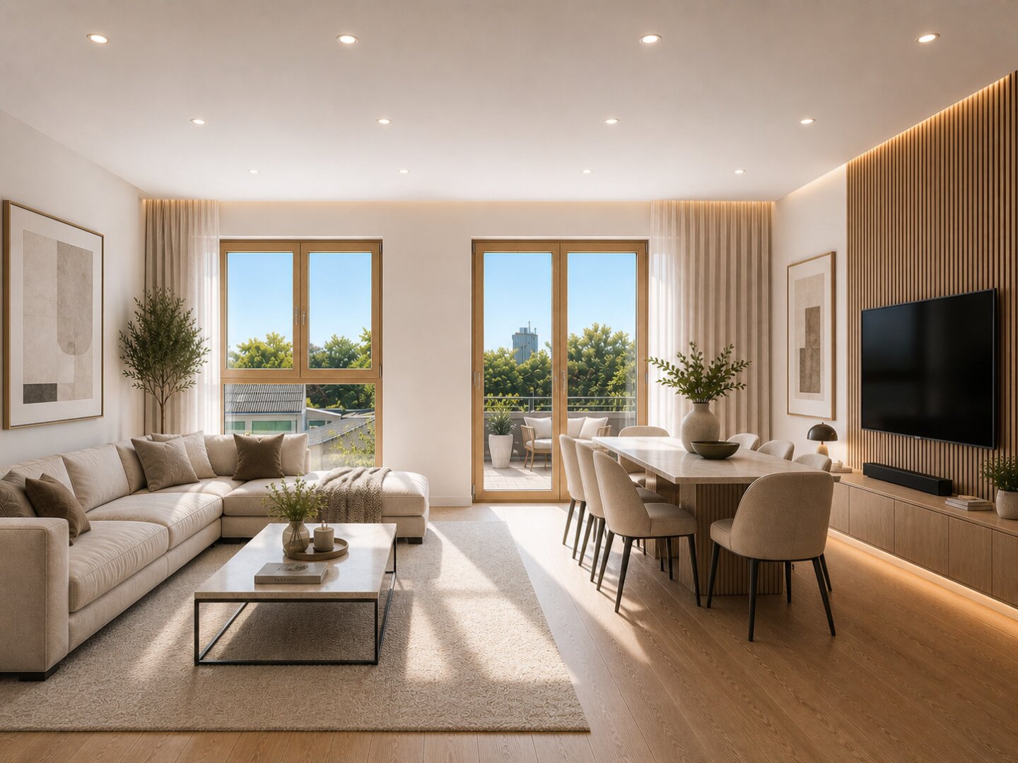 Fröhlich wohnen, stilvoll leben – Design und Natur im Einklang in Liesing!