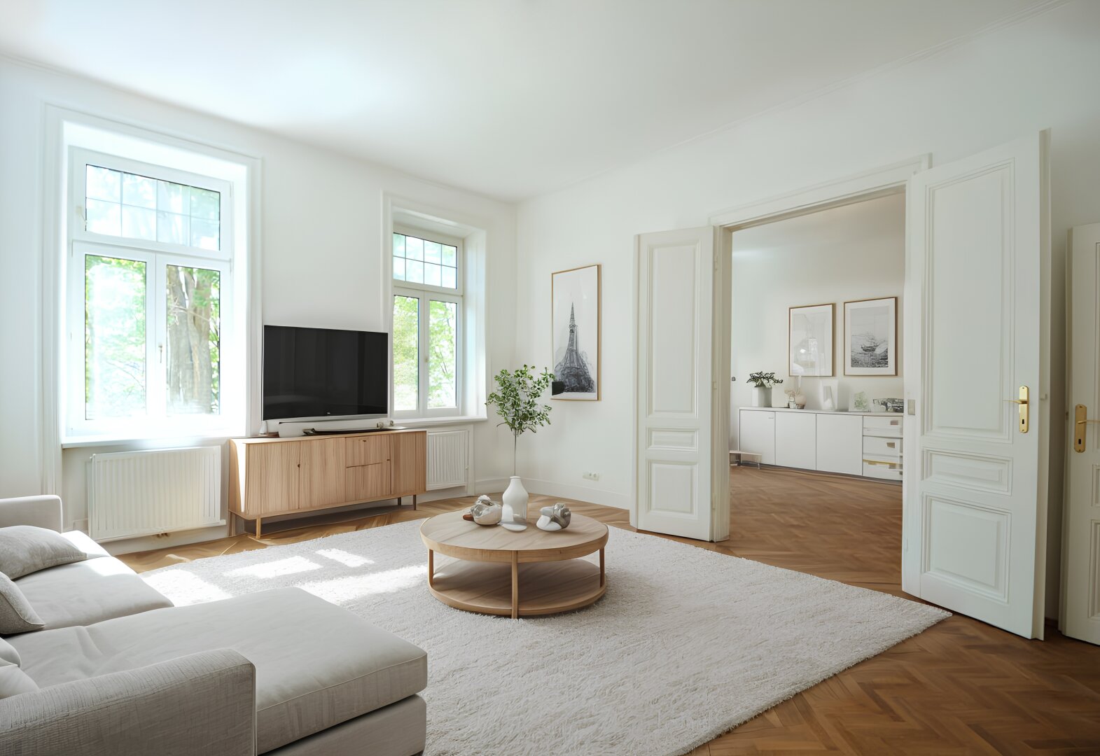 Gepflegtes Wohnen mit viel Platz - 4 Zimmer Etagenwohnung mit Loggia in zentraler Lage