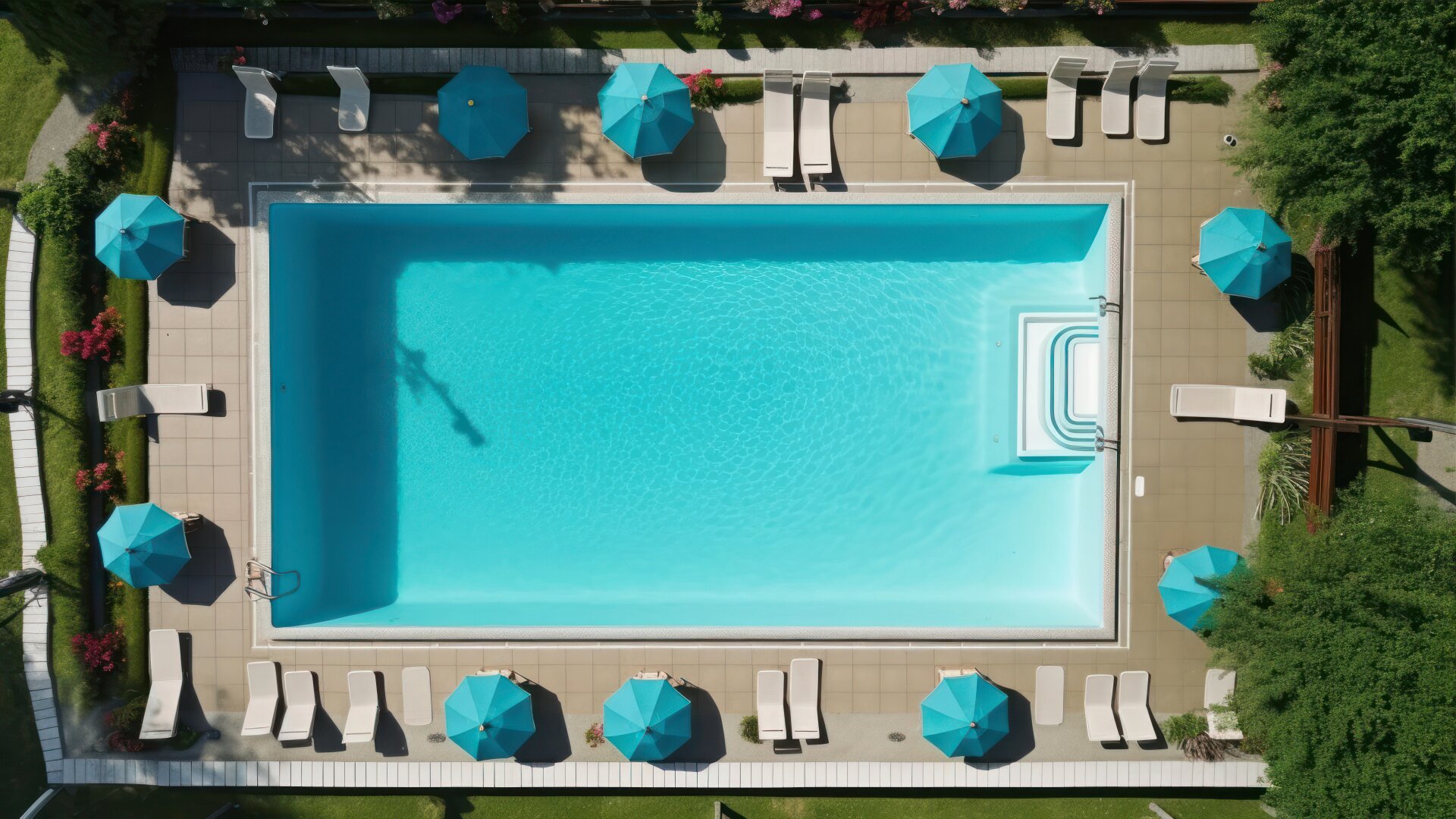 Fast bezugsfertig: Stilvolle 3-Zimmer-Erstbezugswohnung mit Balkon und exklusivem Poolzugang im Gemeinschaftsgarten