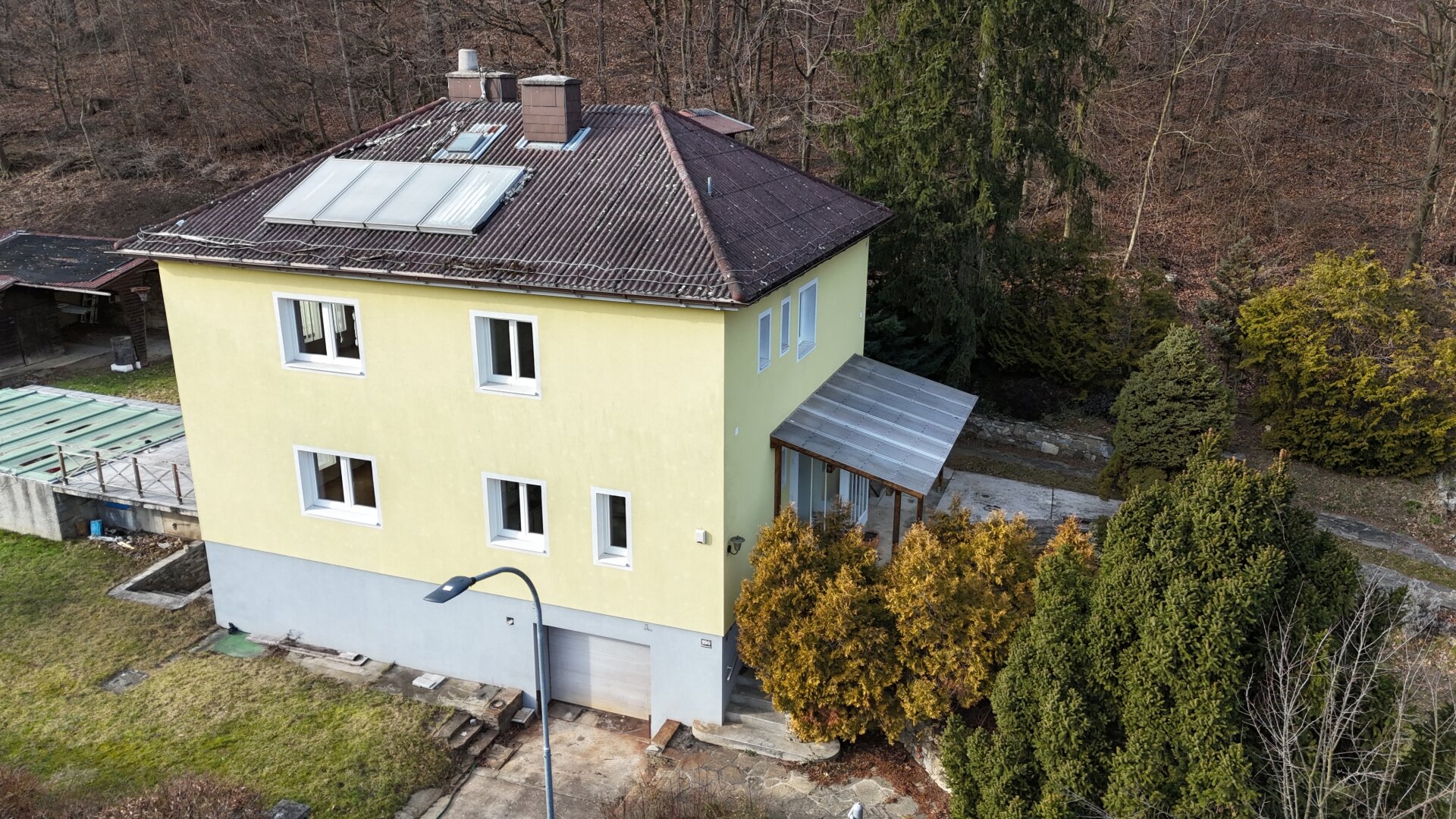 Drohnenfotos vom Grundstück