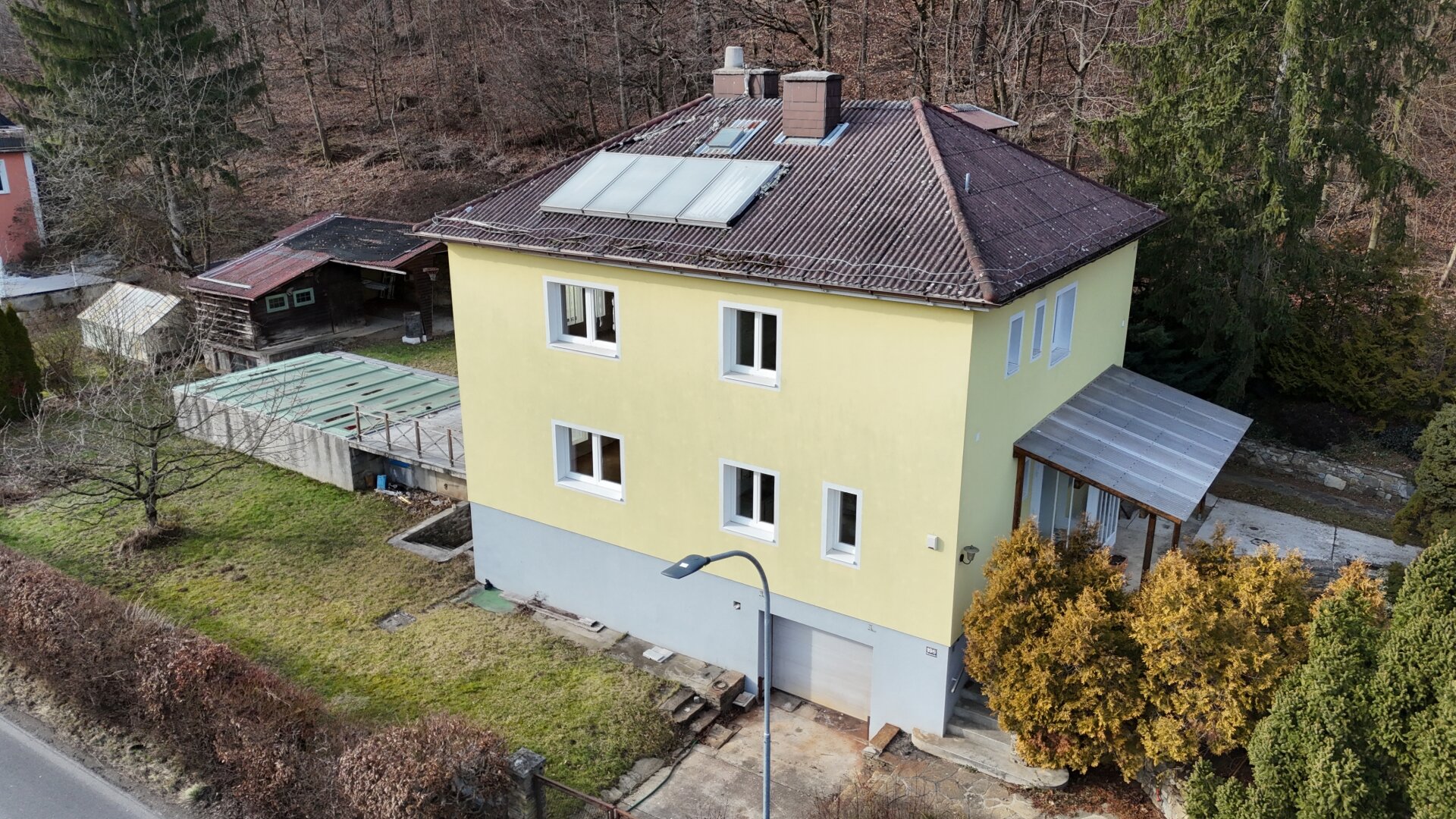 Drohnenfotos vom Grundstück