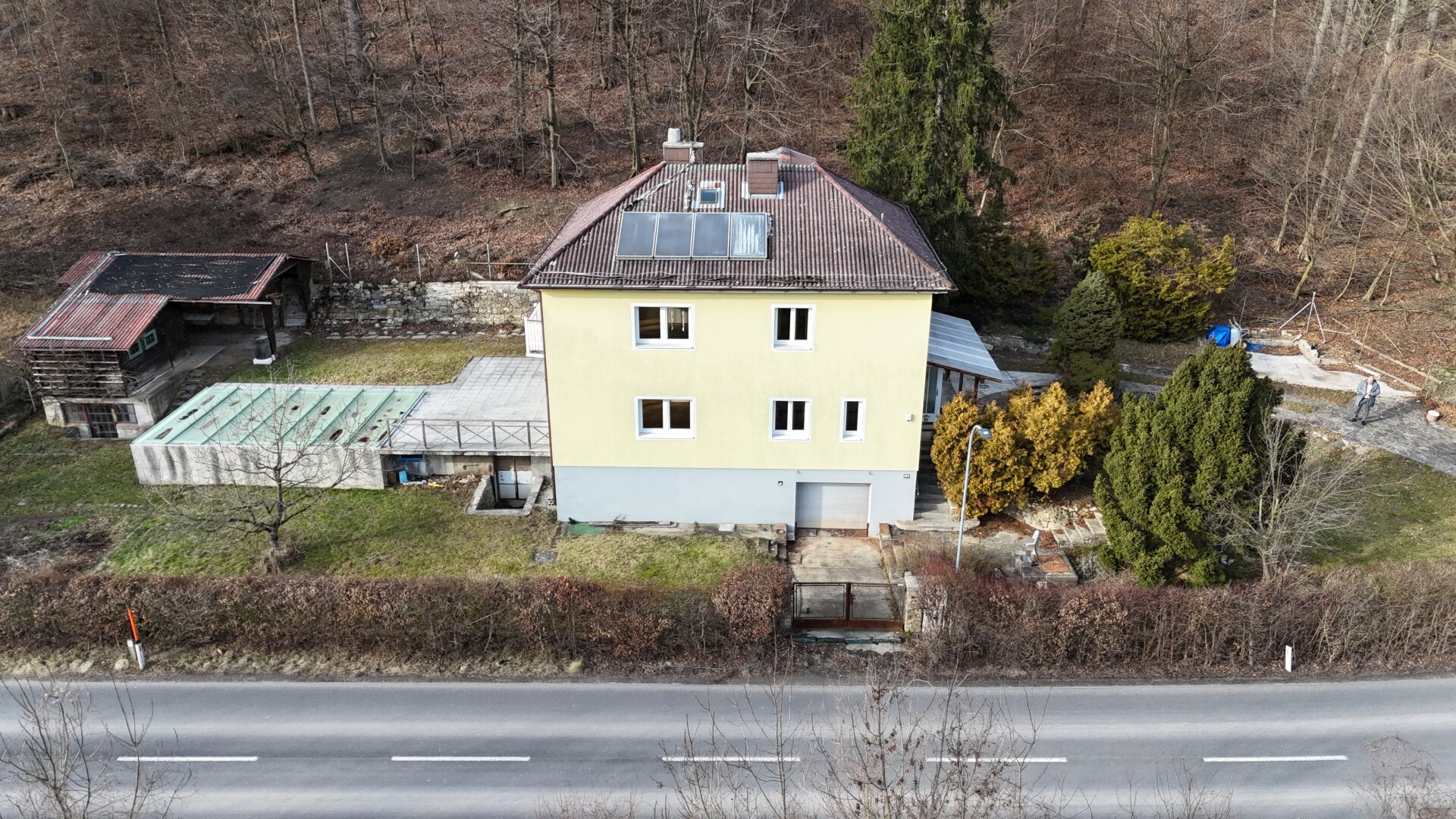 Drohnenfotos vom Grundstück