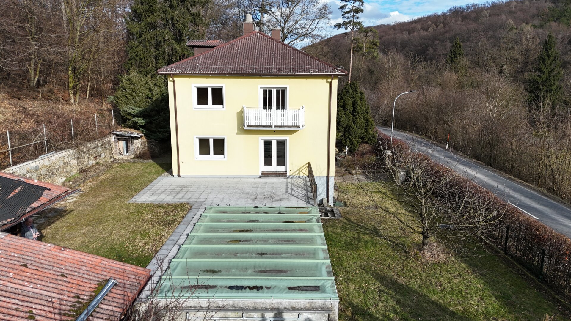 Drohnenfotos vom Grundstück