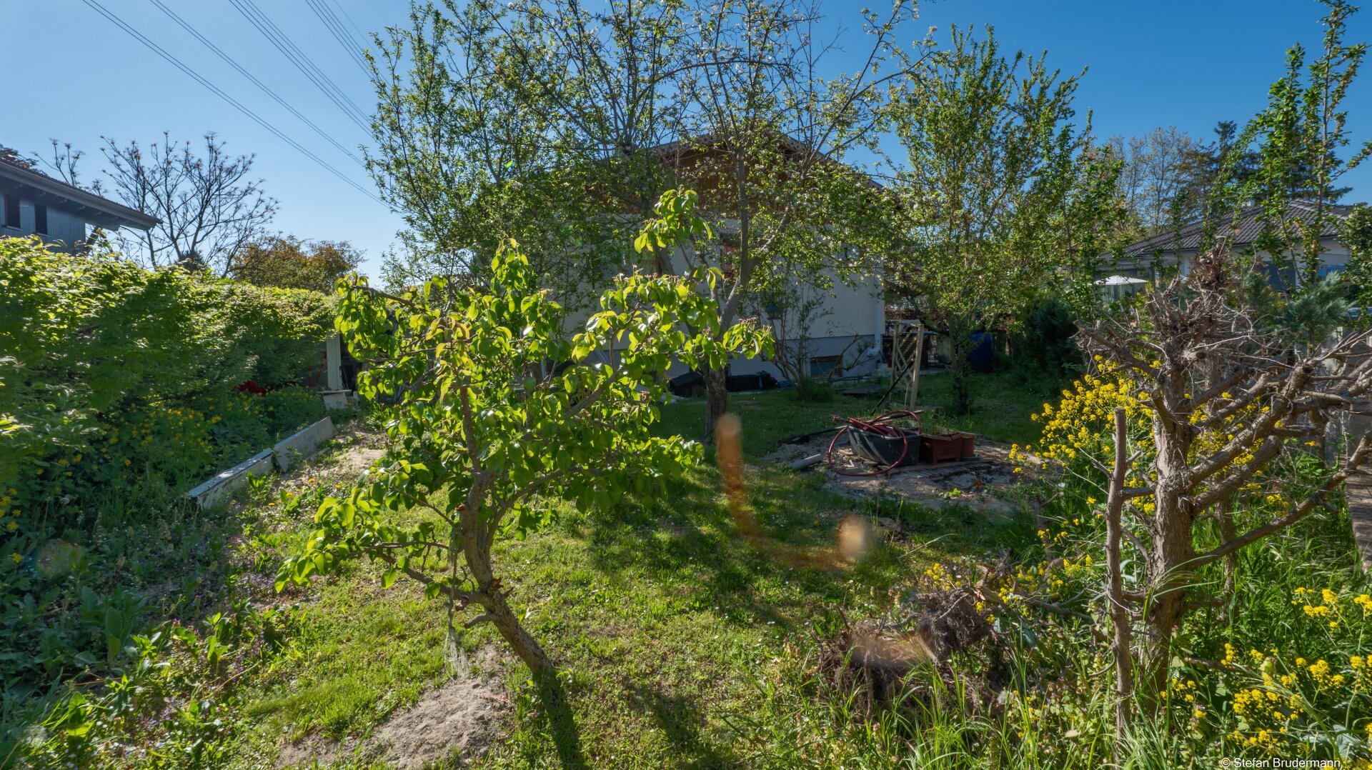 LANGENZERSDORF: Sanierungsbedürftiges Kleingartenhaus mit Pool auf herrlichem Eigengrund nahe Naturbadeteich Seeschlacht in Langenzersdorf – Ganzjähriges Wohnen & Grundstück mit Teilungsoption