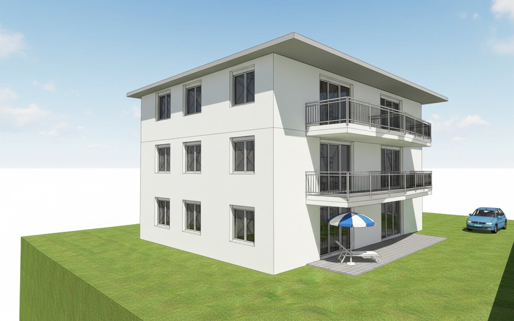 Leistbares Wohnen mit modernem Komfort: Neubauwohnung Top 3A mit großer Terrasse