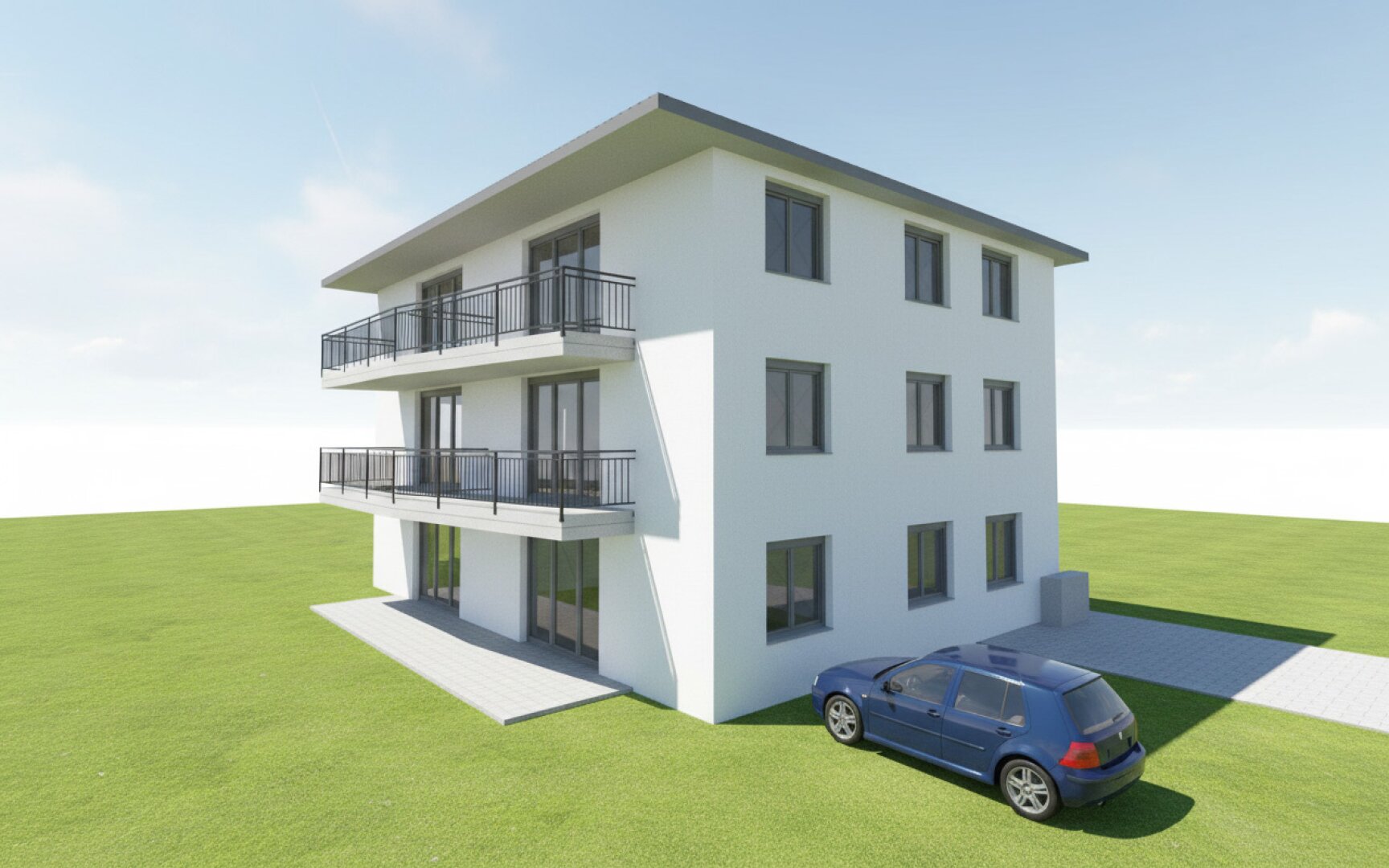 Leistbares Wohnen mit modernem Komfort: Neubauwohnung Top 3A mit großer Terrasse