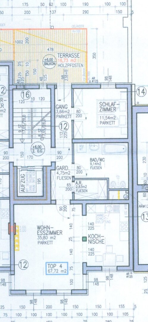 Traumhafte Terrassenwohnung in Wiener Neustadt - zentral wohnen, renoviert, mit moderner Einbauküche!