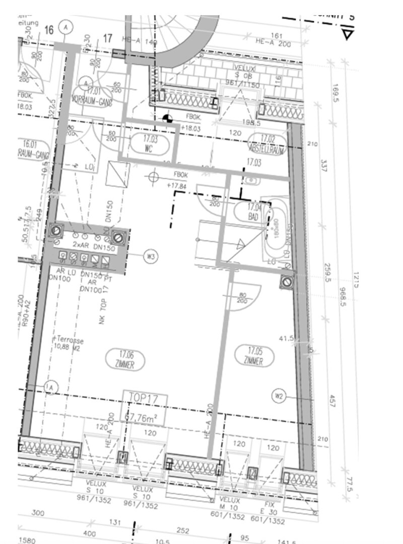 3-Zimmer-Dachgeschoss-Wohnung im 3. Bezirk