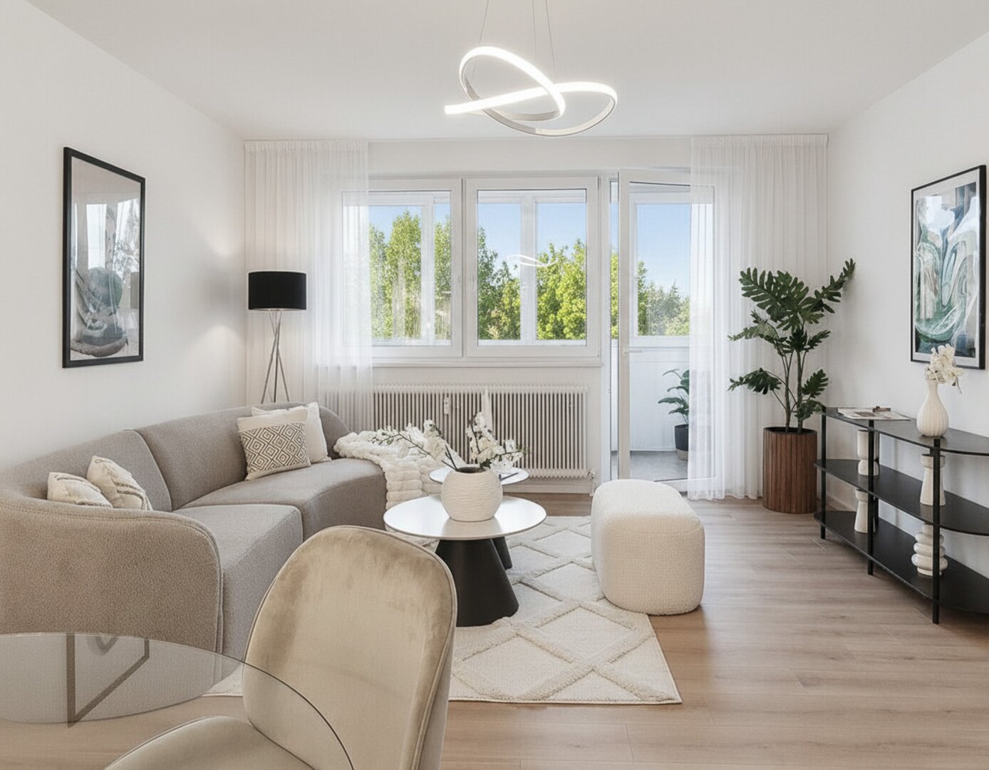 Über den Dächern - Stilvolle 3 Zimmer Wohnung