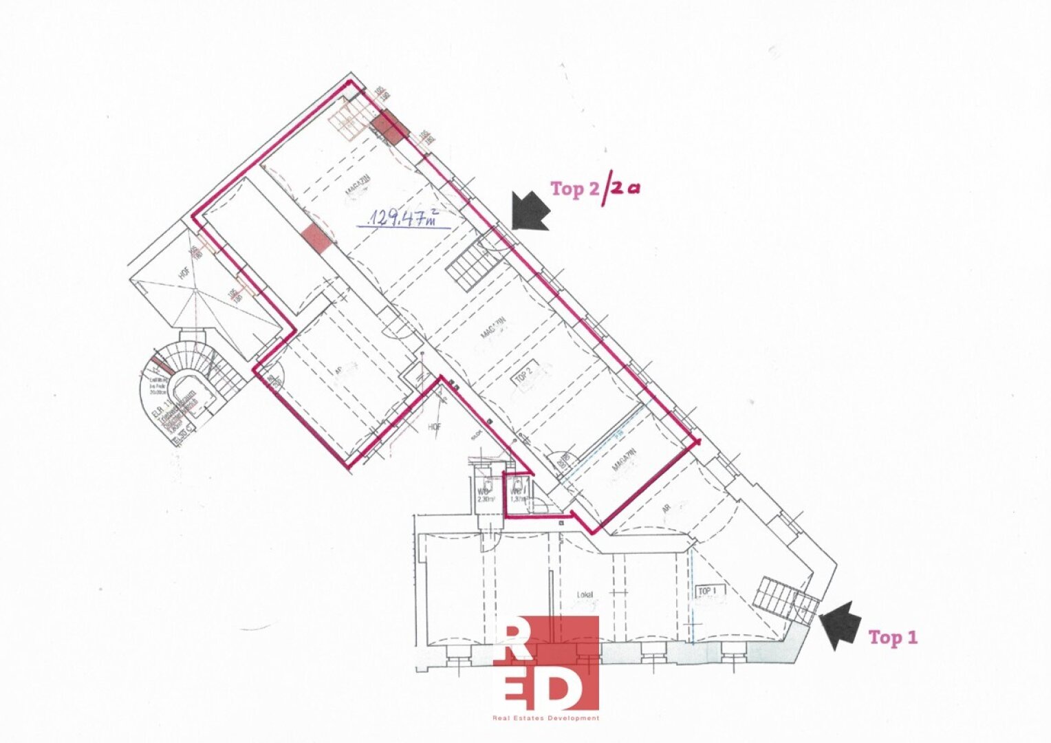 Grundriss 2 m