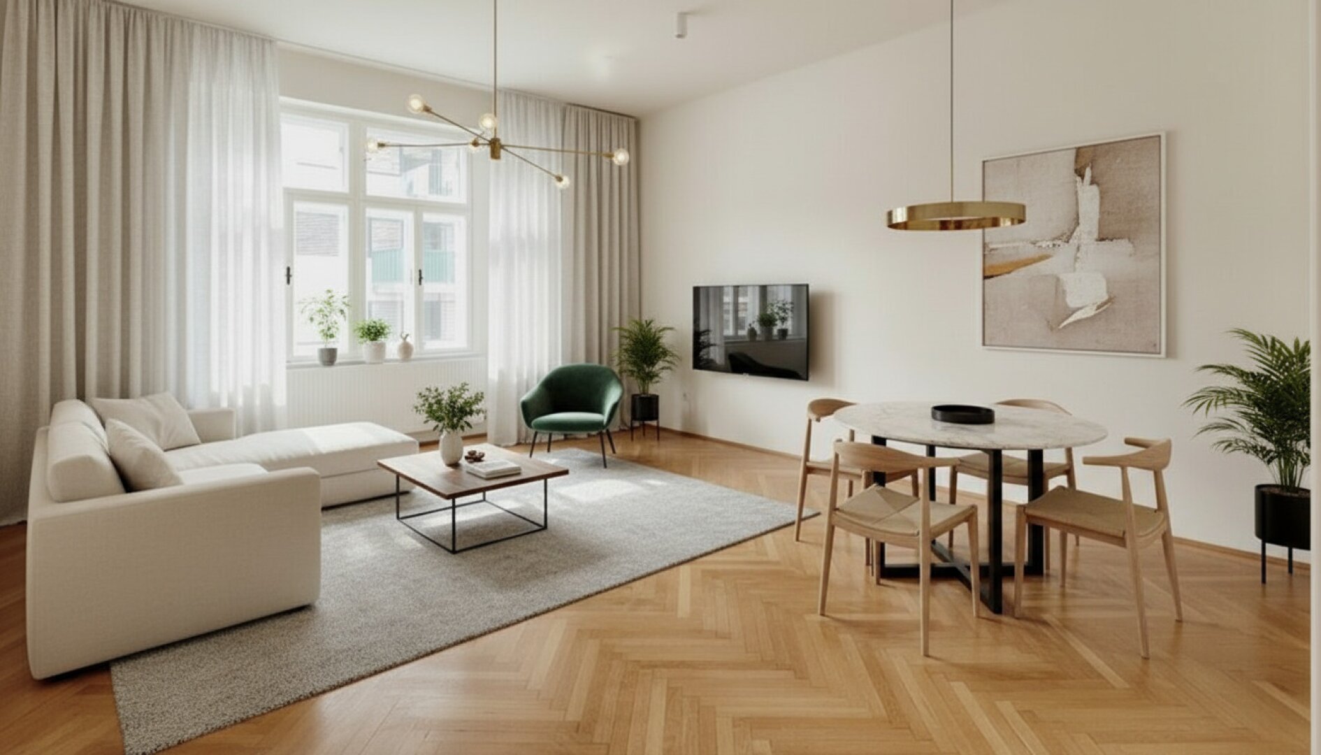 Altbauflair unbefristet mieten / 3 Zimmer Wohnung Nähe Floridsdorfer Spitz