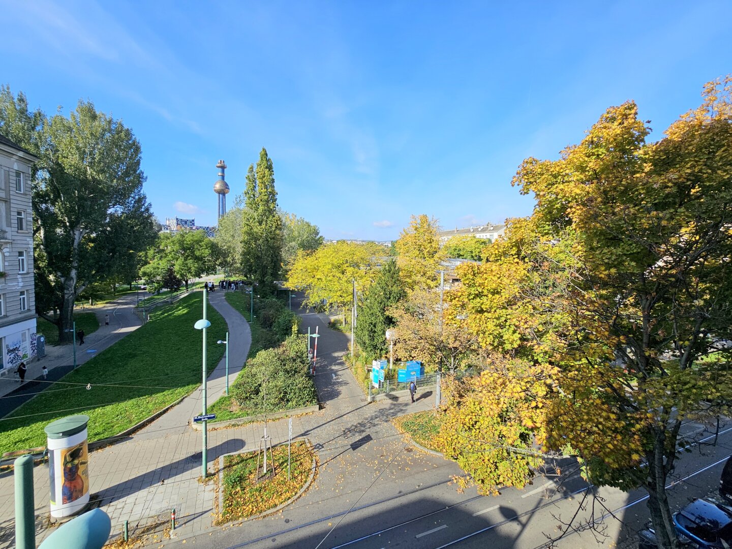 GRÜNBLICK - 3. LIFTSTOCK - NÄHE AUGARTEN UND LÄNDE - U-BAHN UMS ECK - DONAUINSEL, NEUE DONAU, ALTE DONAU GUT ERREICHBAR