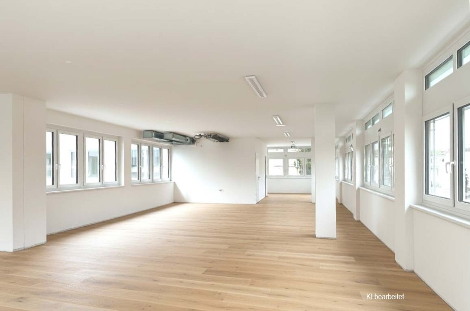 Bürofläche KI bearbeitet