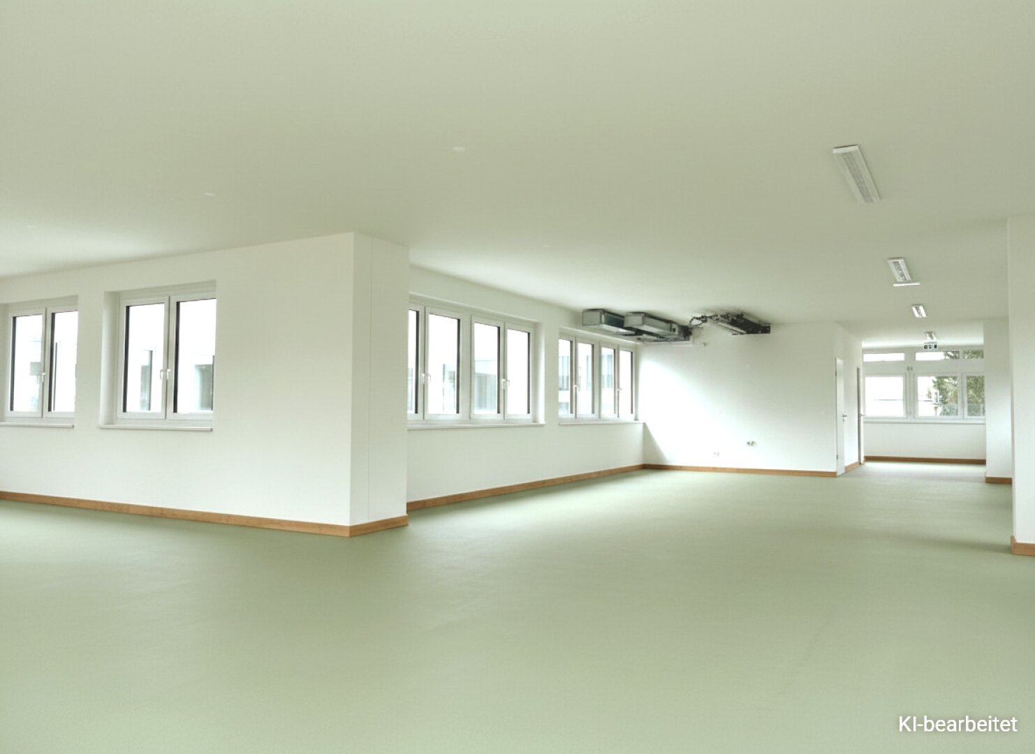 Bürofläche KI bearbeitet