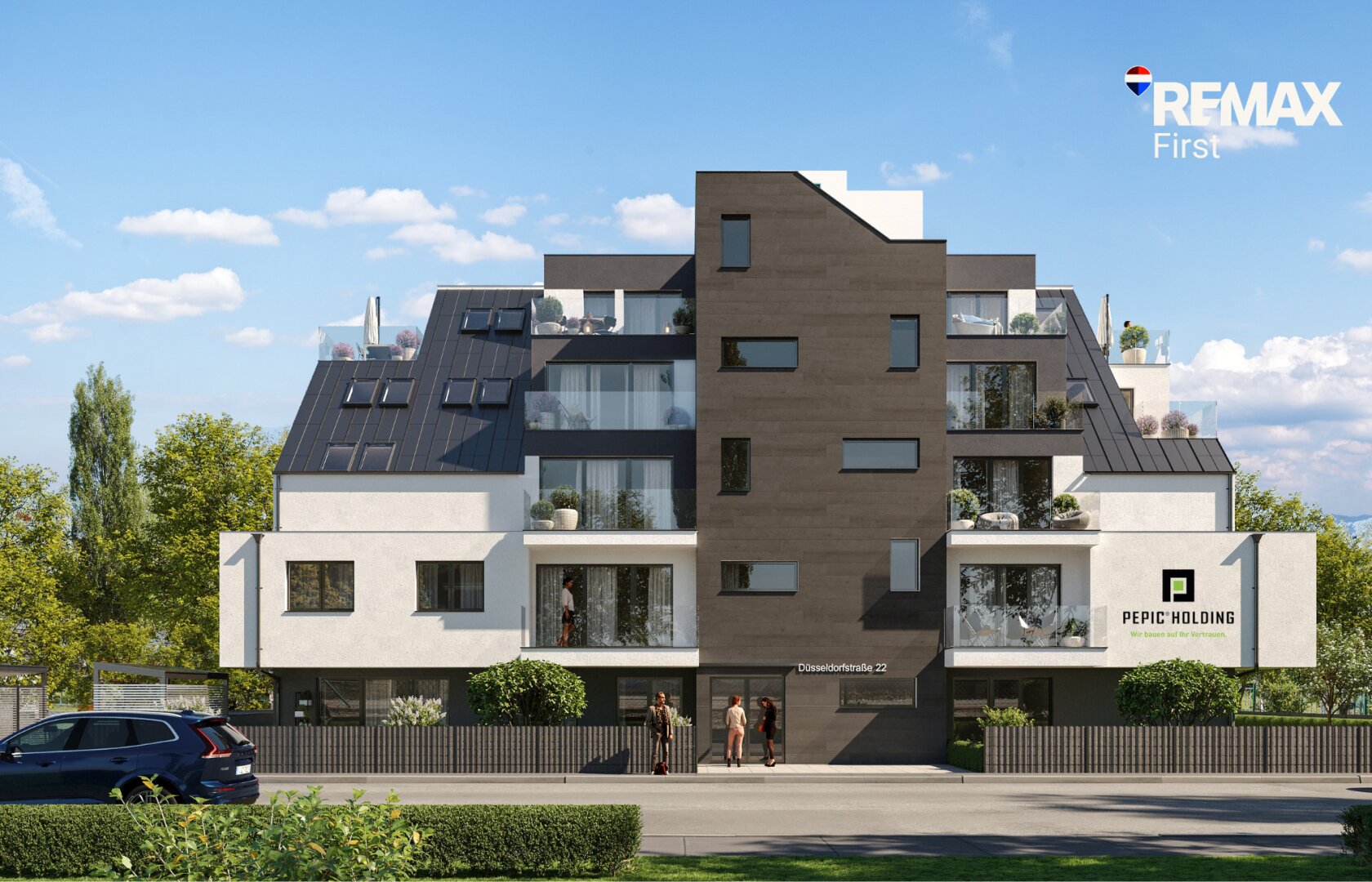 PROVISIONSFREI – Exklusives Penthouse über den Dächern Wiens | Erstbezug mit 5 Terrassen