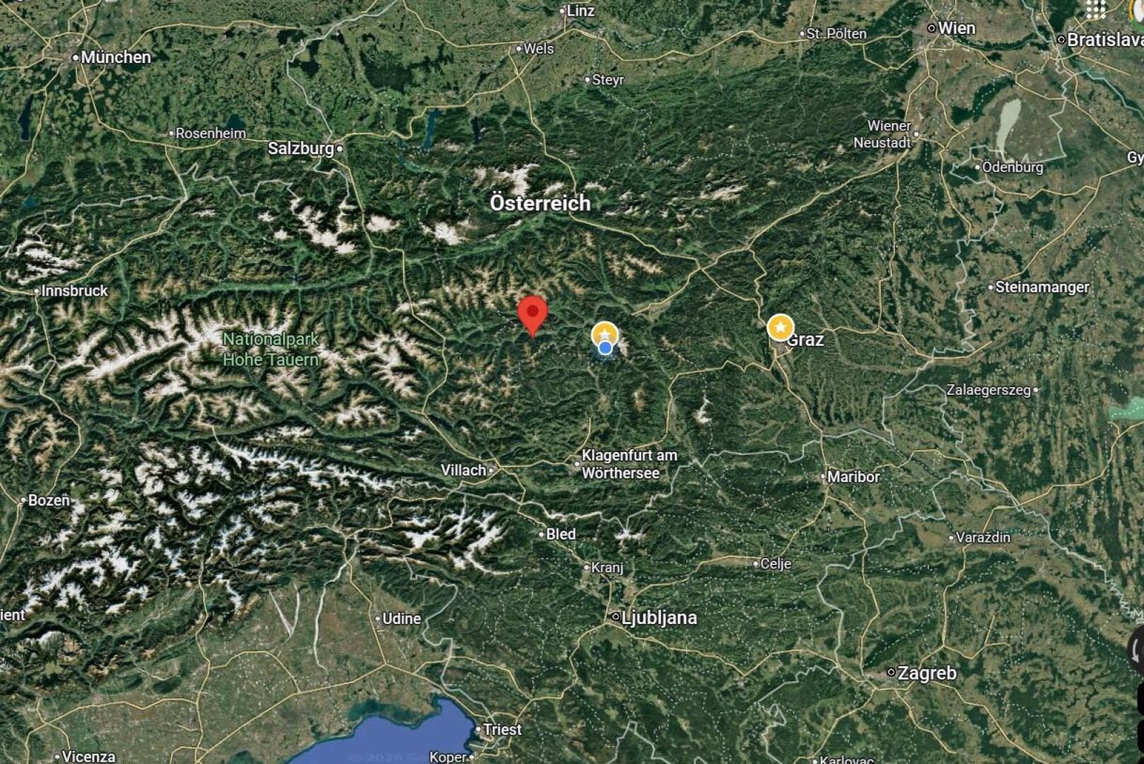 Lage Österreich