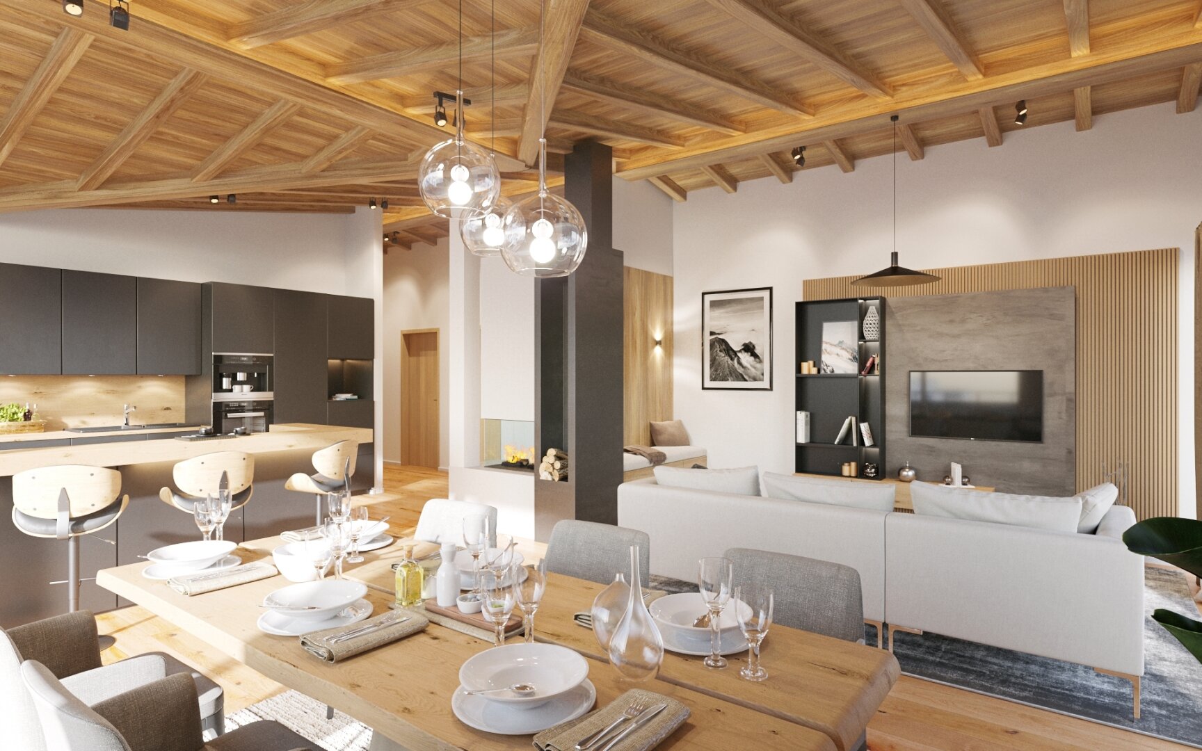 Projekt Dorfkristall: Exklusive Penthouse-Wohnungen in zentraler Lage
