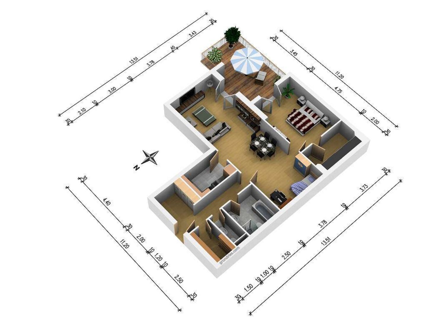 Gepflegter Wohntraum oder Ordination mit Terrasse und Tiefgarage