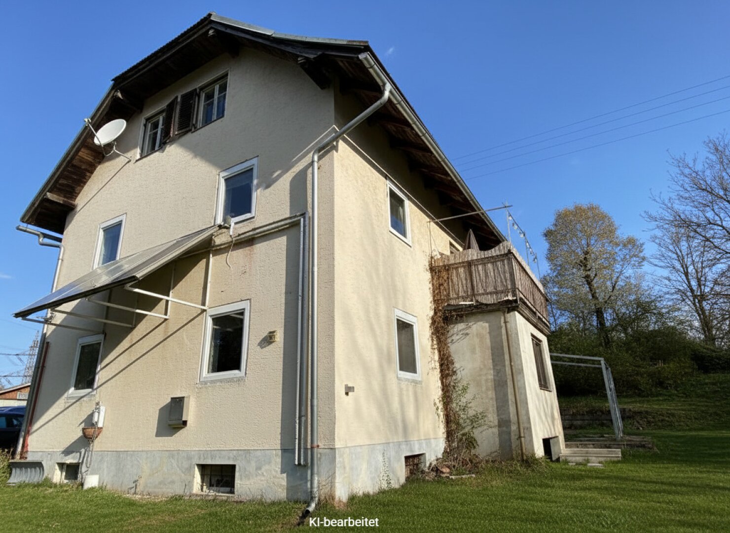 Ihr Projekt im Grünen – Großes Haus mit Garten, Balkon und Entwicklungspotenzial