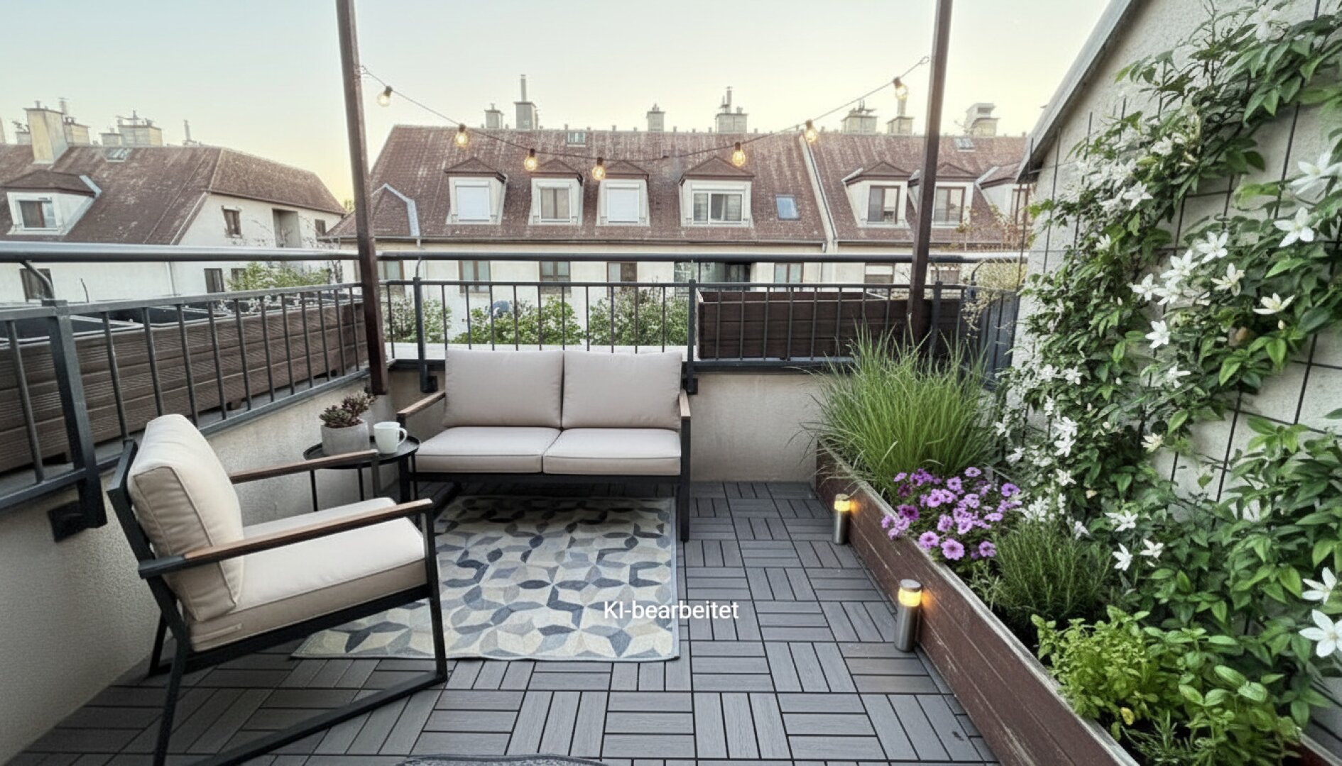 Großzügige 4-Zi-DG-Wohnung mit Terrasse & Garage