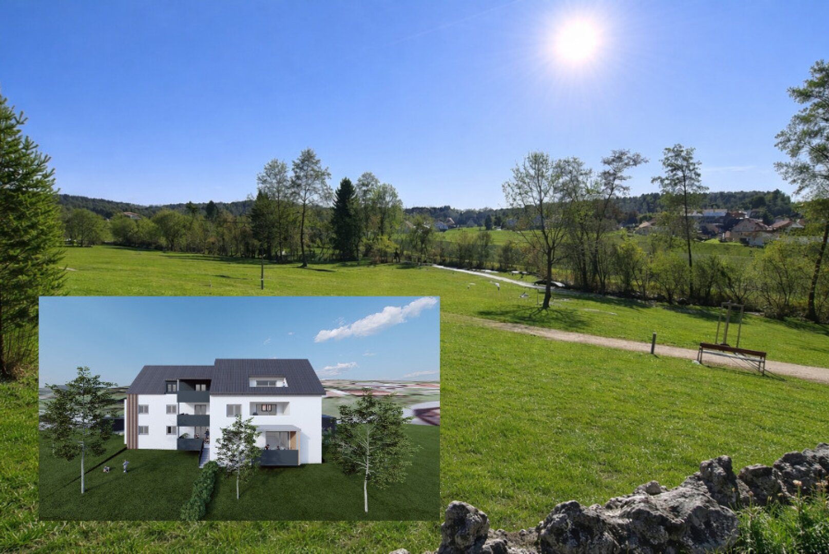 Attraktive Neubauwohnung mit Grünblick