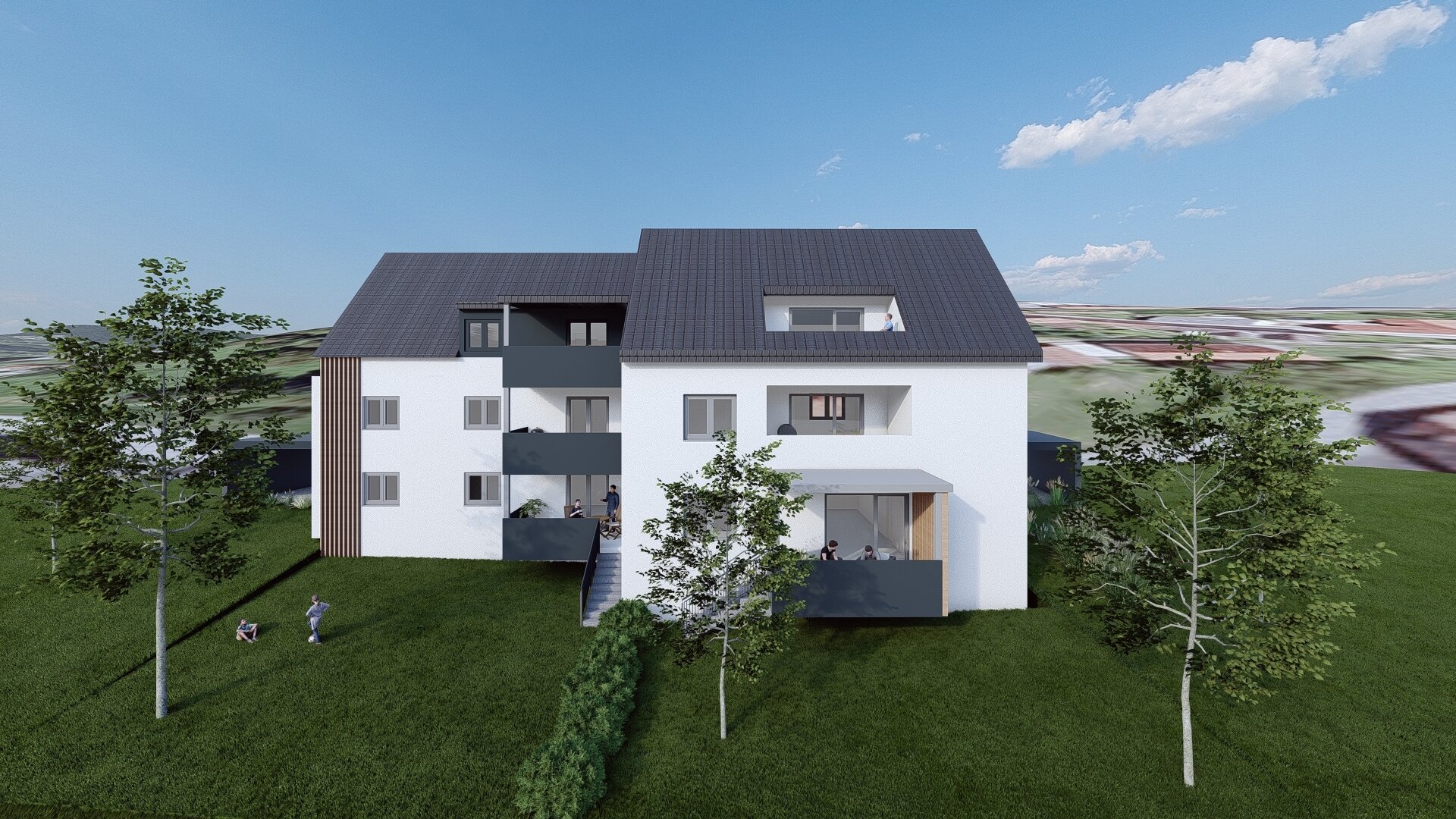 Attraktive Neubauwohnung mit Grünblick
