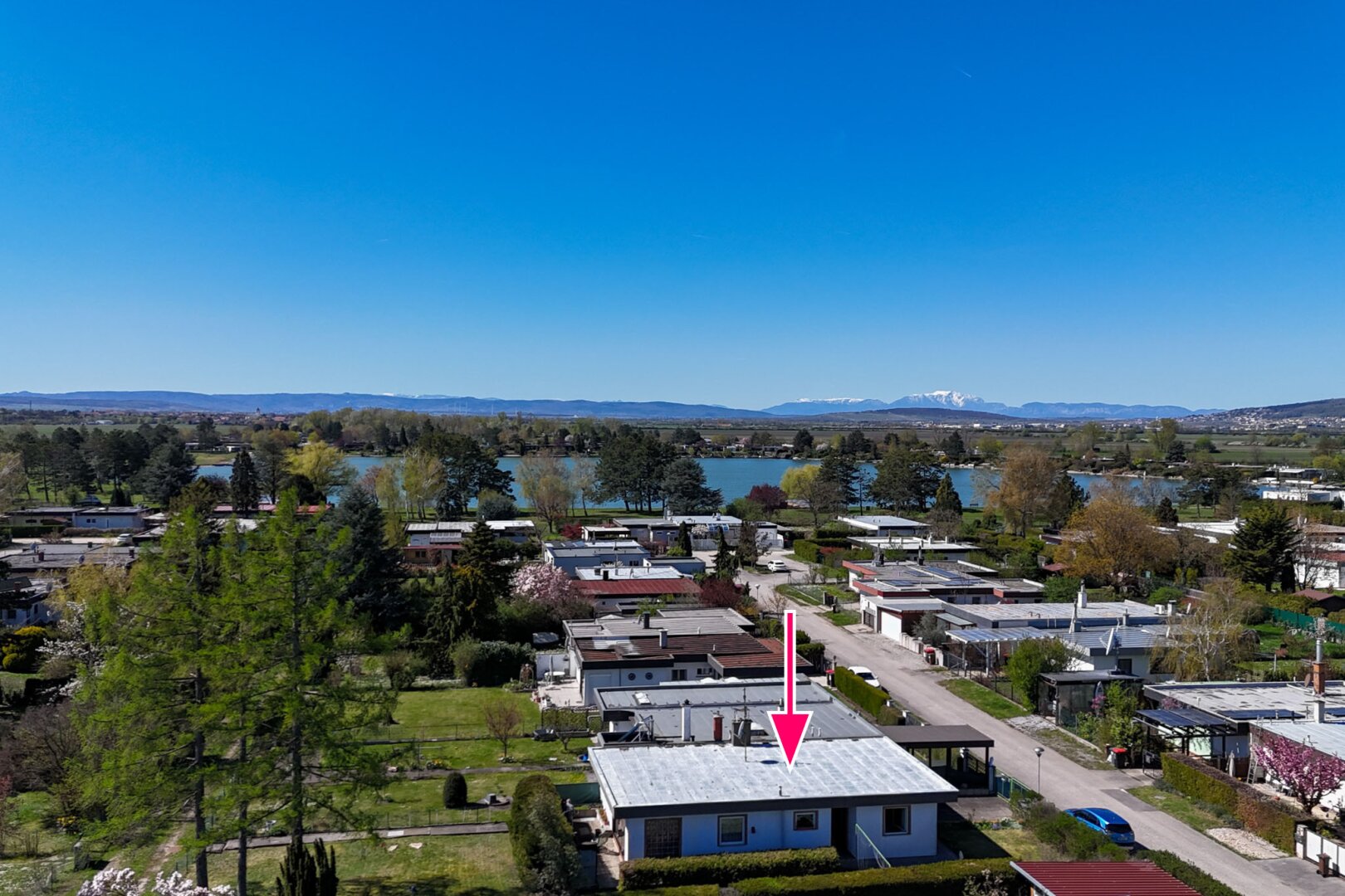 Luftbild Lage des Hauses