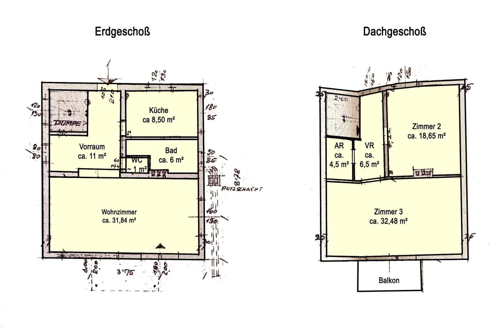 Grundriss Skizze