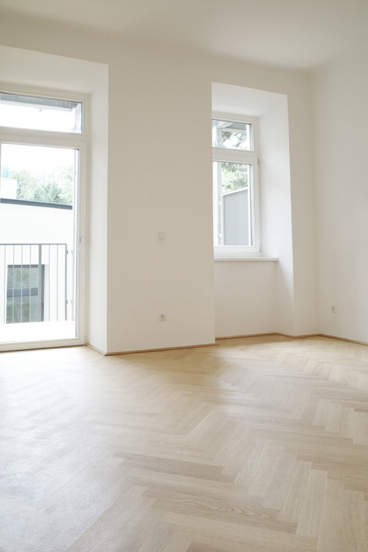 Hochwertige 3Zi Altbauwohnung mit Balkon im Erstbezug - Die Schokoladenfabrik