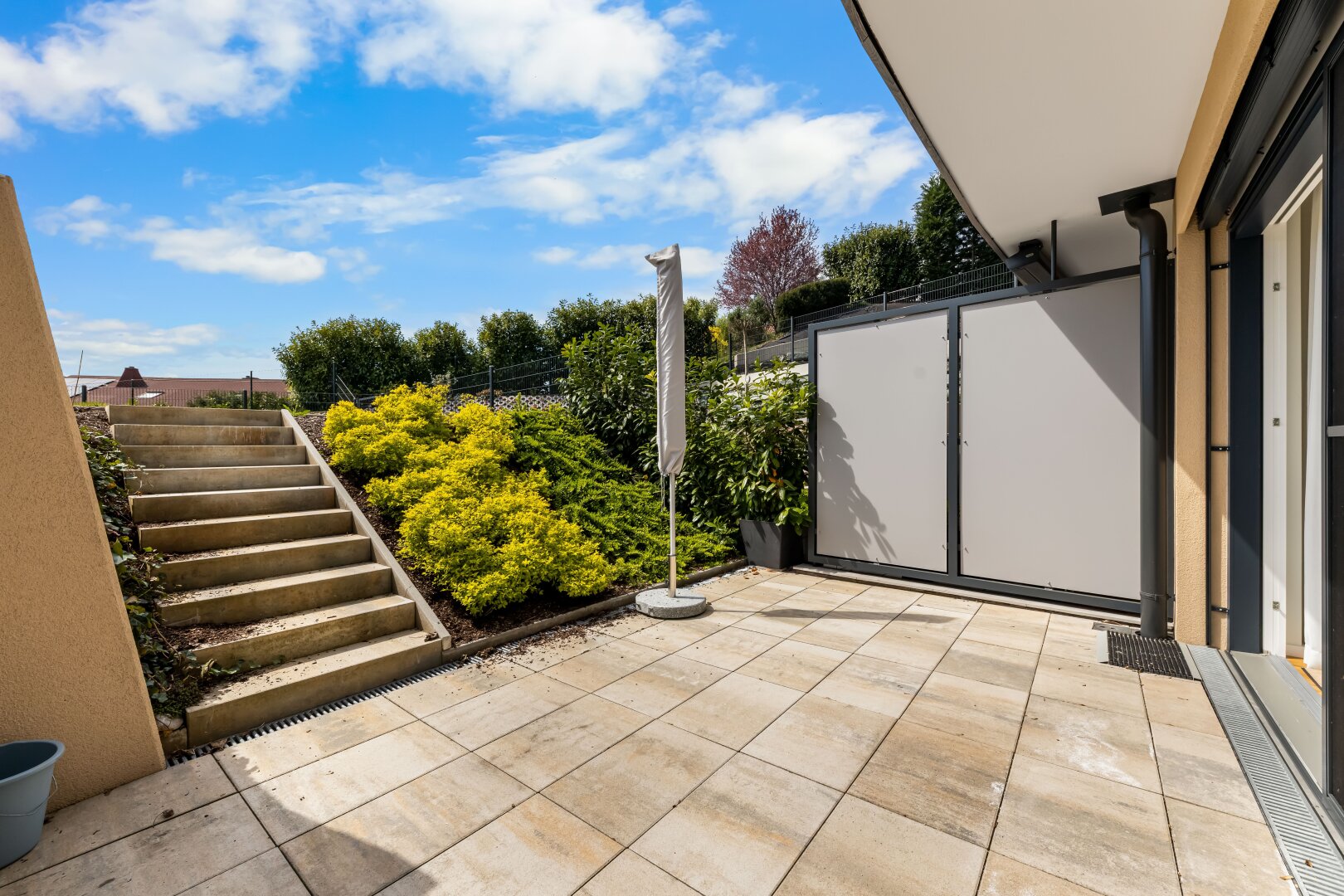 SEE und STYLE - Gartenwohnung mit privatem Badestrand