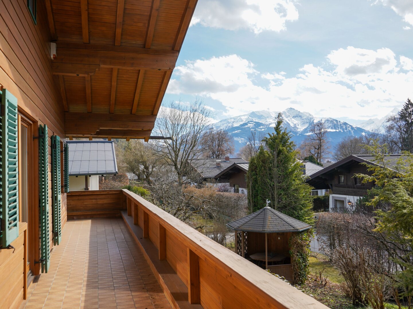 Traumhafter Blick vom großen Balkon