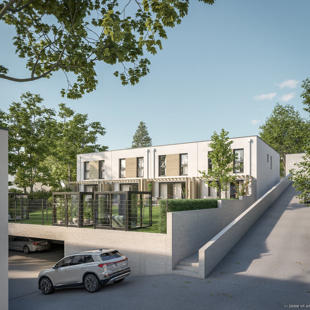 Wohnen in Brunn am Gebirge 9 exklusive Häuser mit PV+Speicher, Garten und 2 Stellplätzen