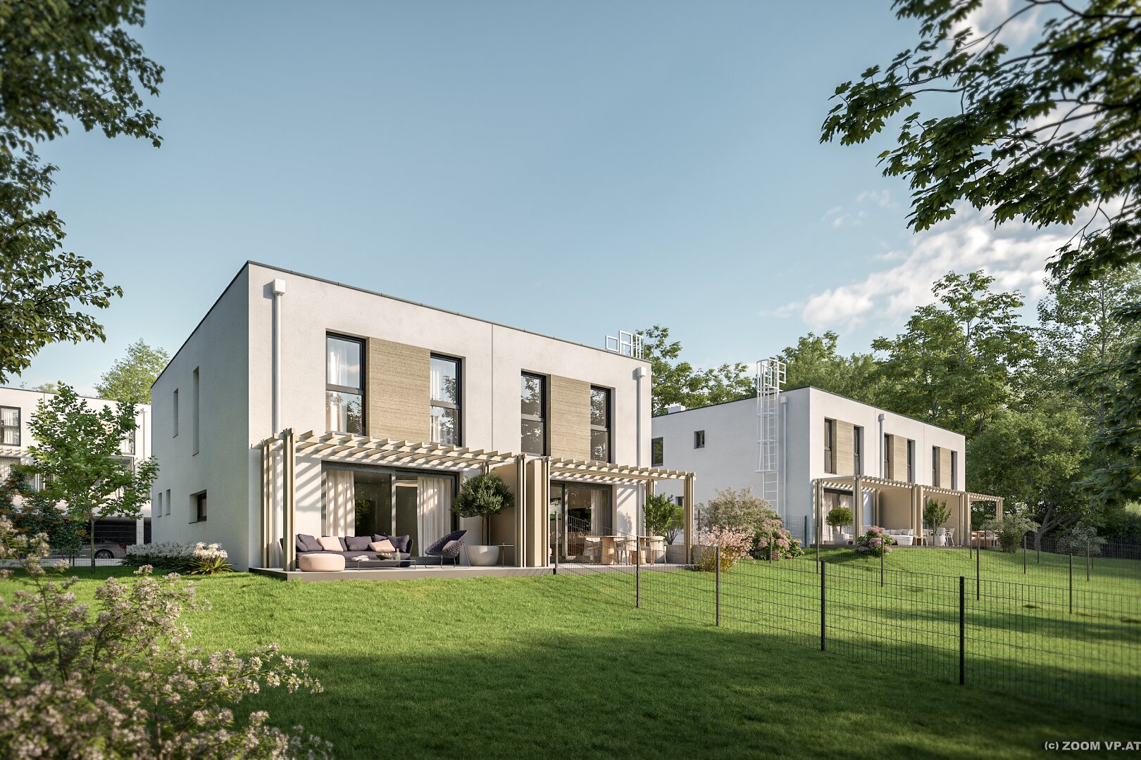 Wohnen in Brunn am Gebirge 9 exklusive Häuser mit PV+Speicher, Garten und 2 Stellplätzen