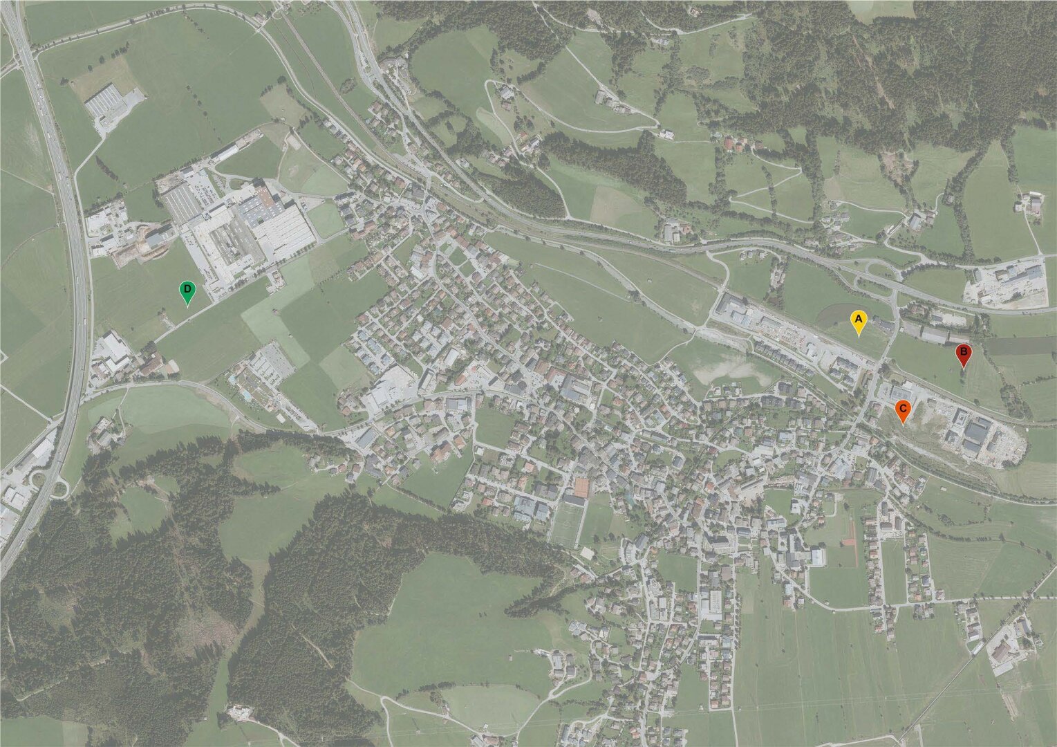 Altenmarkt im Pongau: Gewerbegrundstücke in unterschiedlichen Größen und Lagen zu mieten