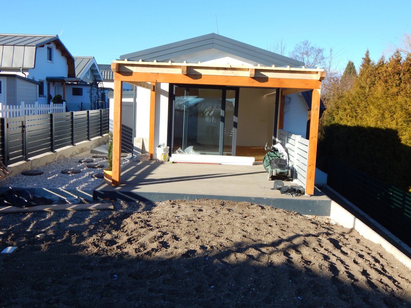"Erstbezug" Kleines Haus  mit Garten und Terrasse in einer Kleingartensiedlung