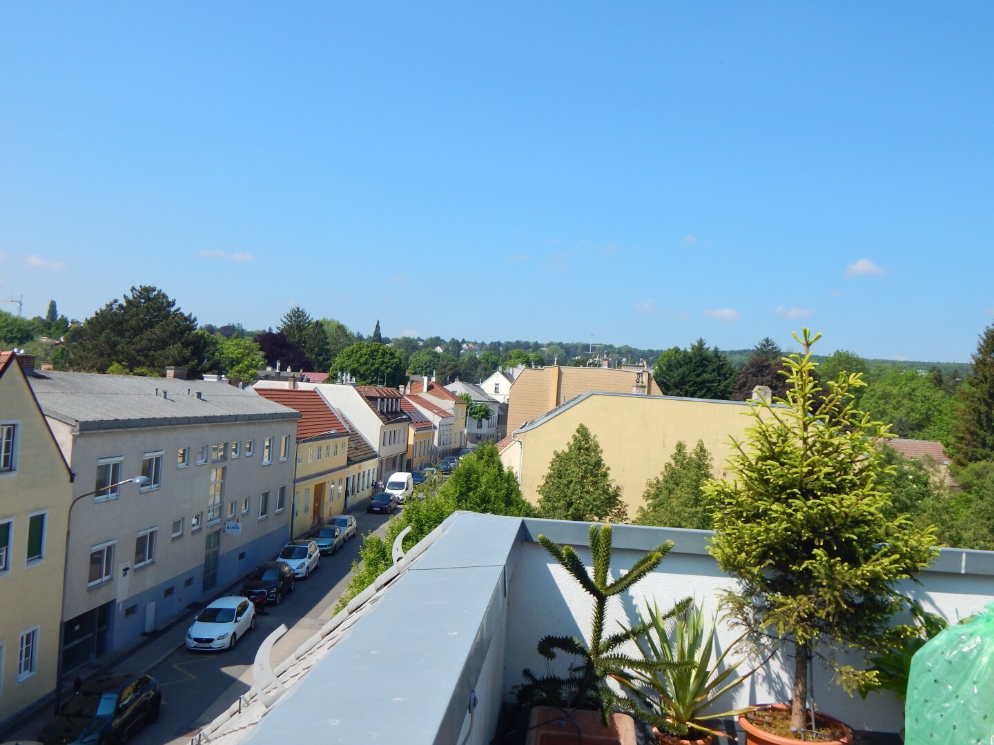 Wohntraum mit großer Dachterrasse und Garage in Grün- Ruhelage