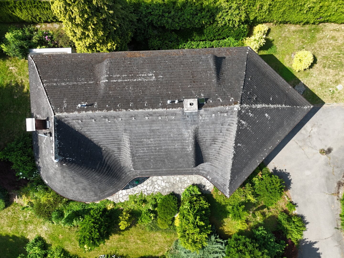 Drohnenbild Dach-Ansicht