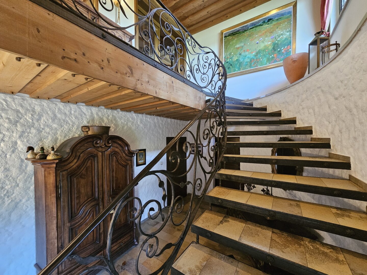 Stiegenaufgang in Wohnetage