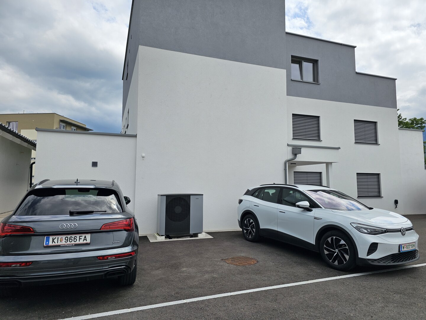 Parkmöglichkeiten am Objekt