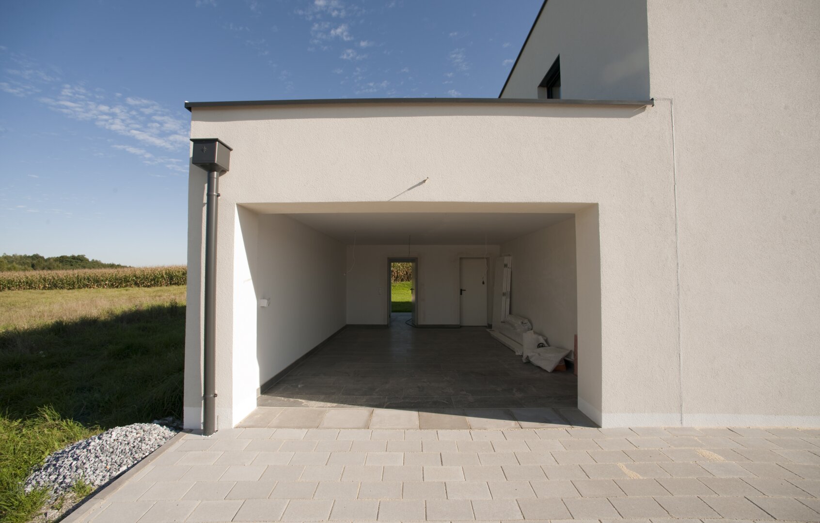 Bezugsfertig Herbst 2026 - TOP 3. Nähe Wels in Niederthalheim– stilvolles Doppelhaus mit Weitblick ins Grüne