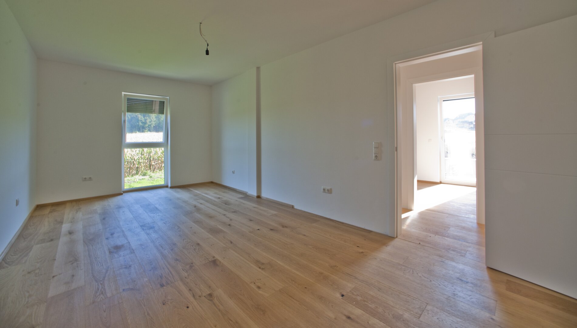 Bezugsfertig Herbst 2026 - TOP 3. Nähe Wels in Niederthalheim– stilvolles Doppelhaus mit Weitblick ins Grüne