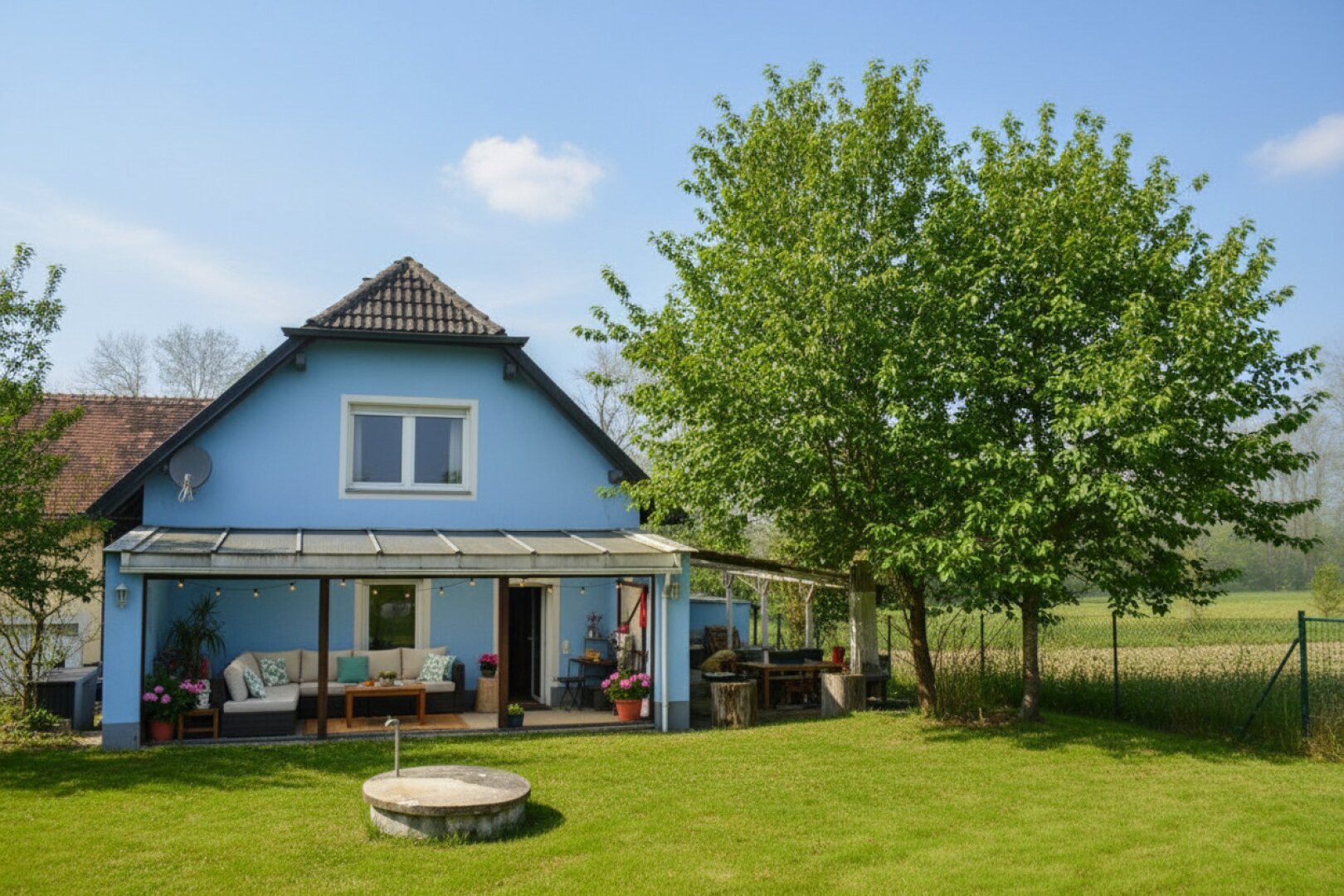 Toplage - Privatparadies im Grünen – Wohnhaus mit Garten in Kirchberg-Thening