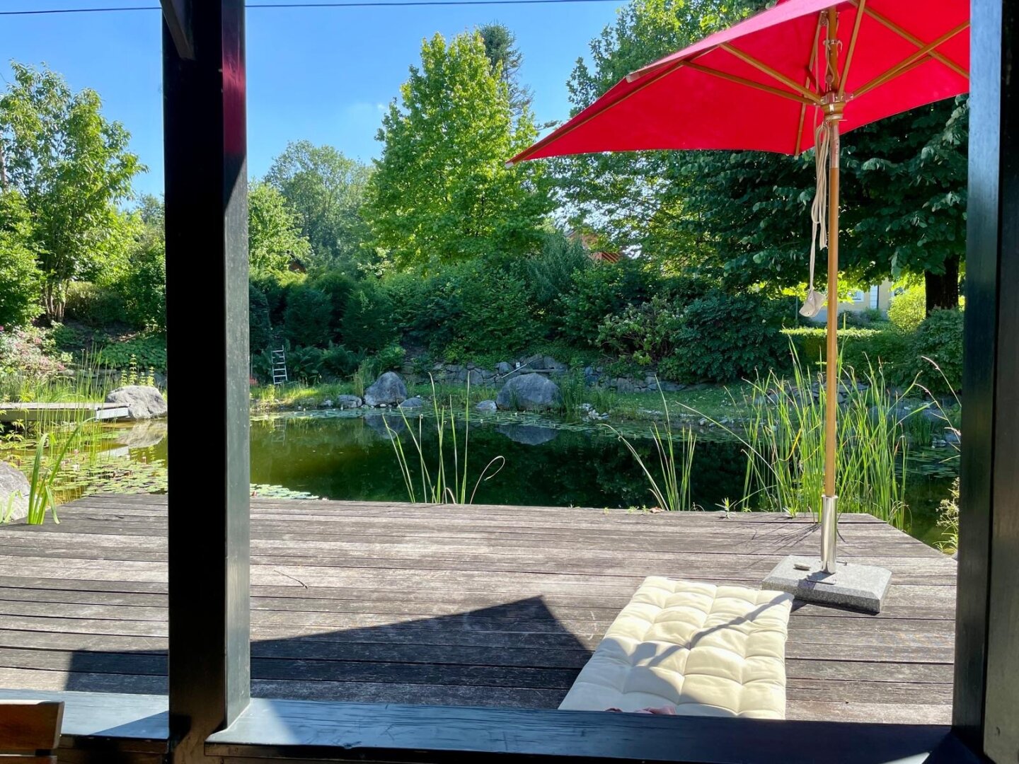 TRAUM-Garten mit Schwimmteich - großes Haus mit 3 Etagen (KG/EG/OG)