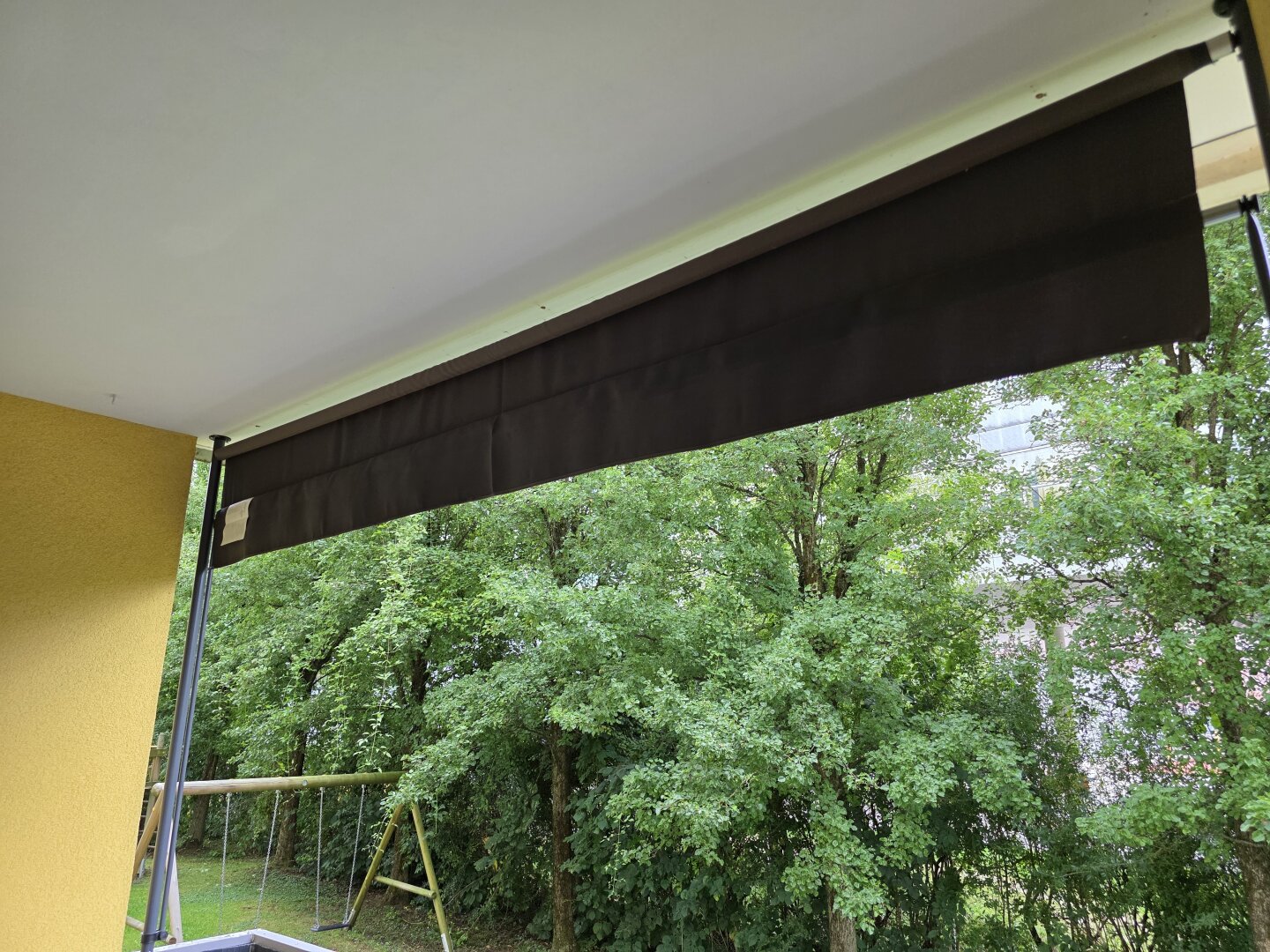 Sonnenschutz auf Loggia