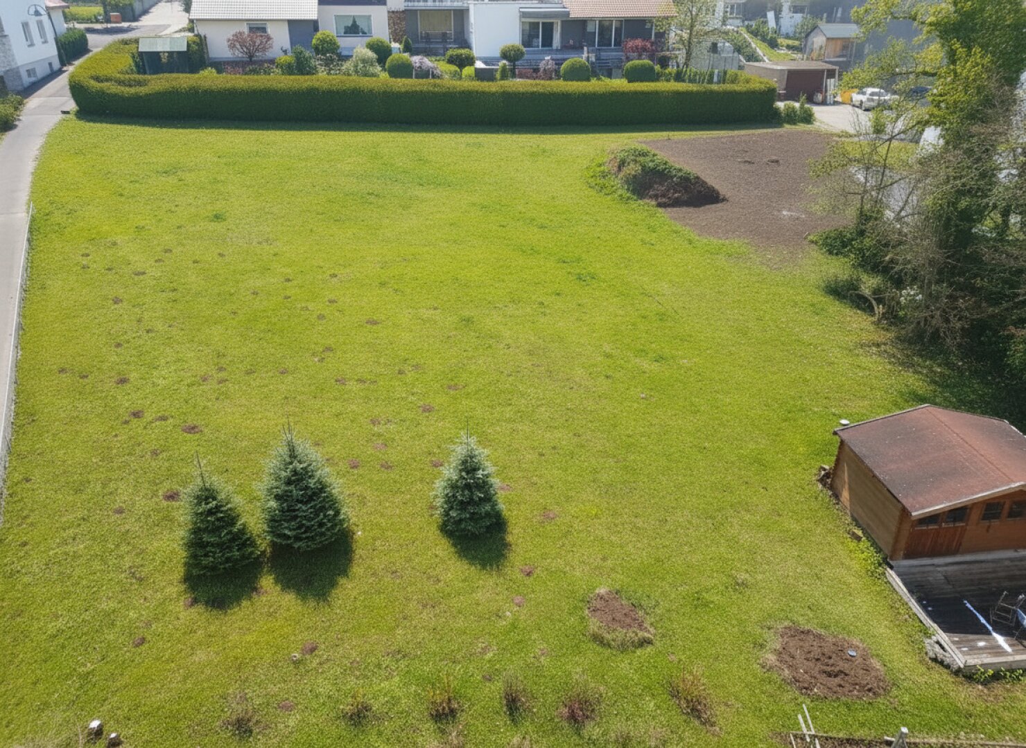 Großes Südhang-Grundstück in Ried/Traunkreis - auch teilbar