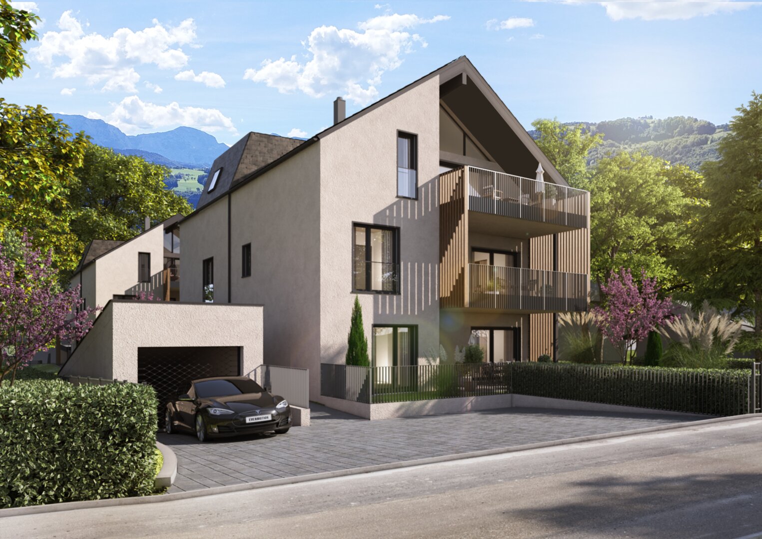 Premium-Penthouse in Gmunden mit moderner Architektur & großzügigem Balkon