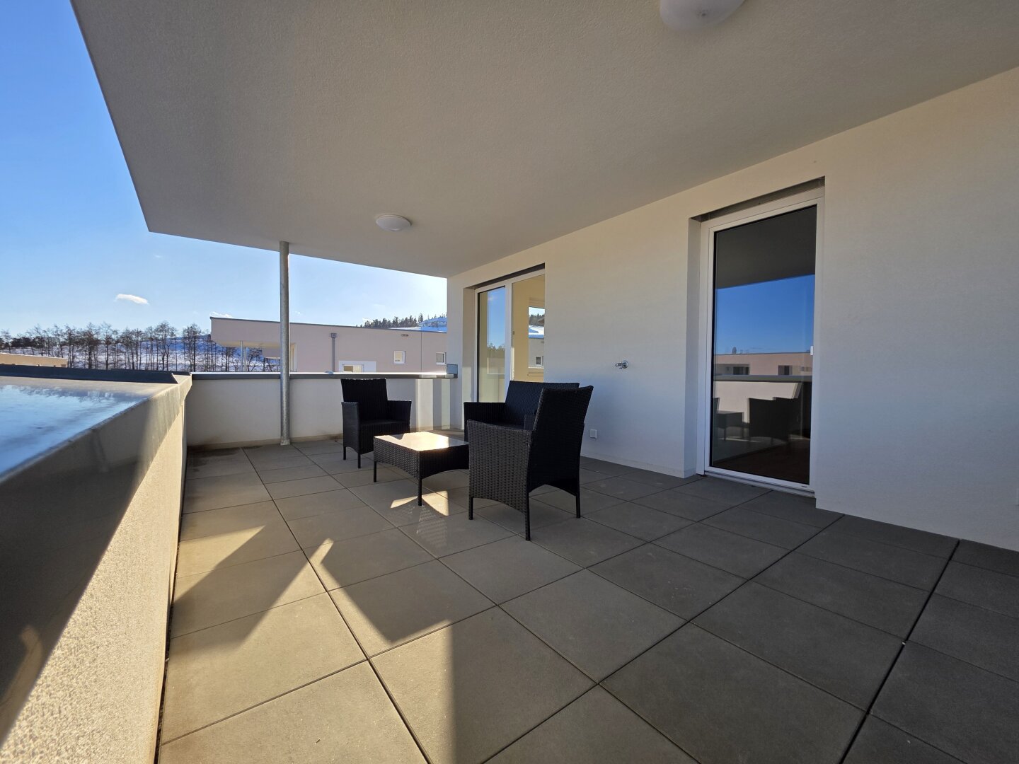 NEUE Doppelhaushälfte 3 Etagen mit PENTHOUSE-Terrasse in ruhiger Siedlungslage mit top Ausblick