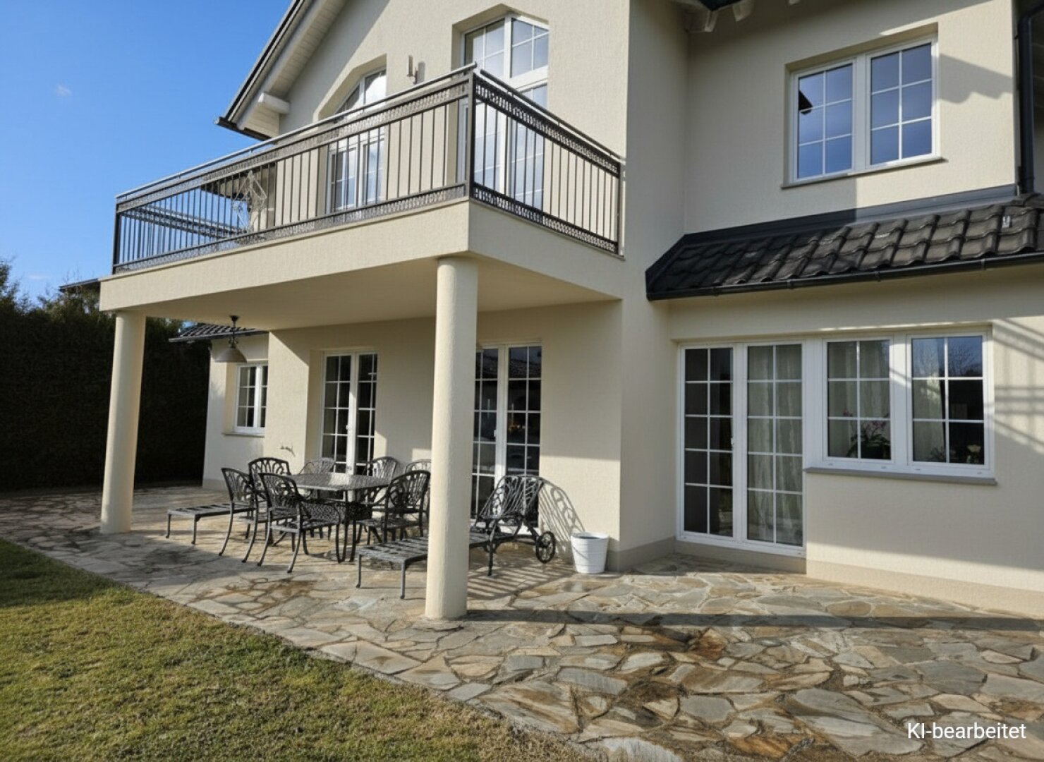 PREMIUM-Wohnhaus in Marchtrenk mit Doppelgarage, Balkon(e), Terrasse, Grillhaus, Keller!