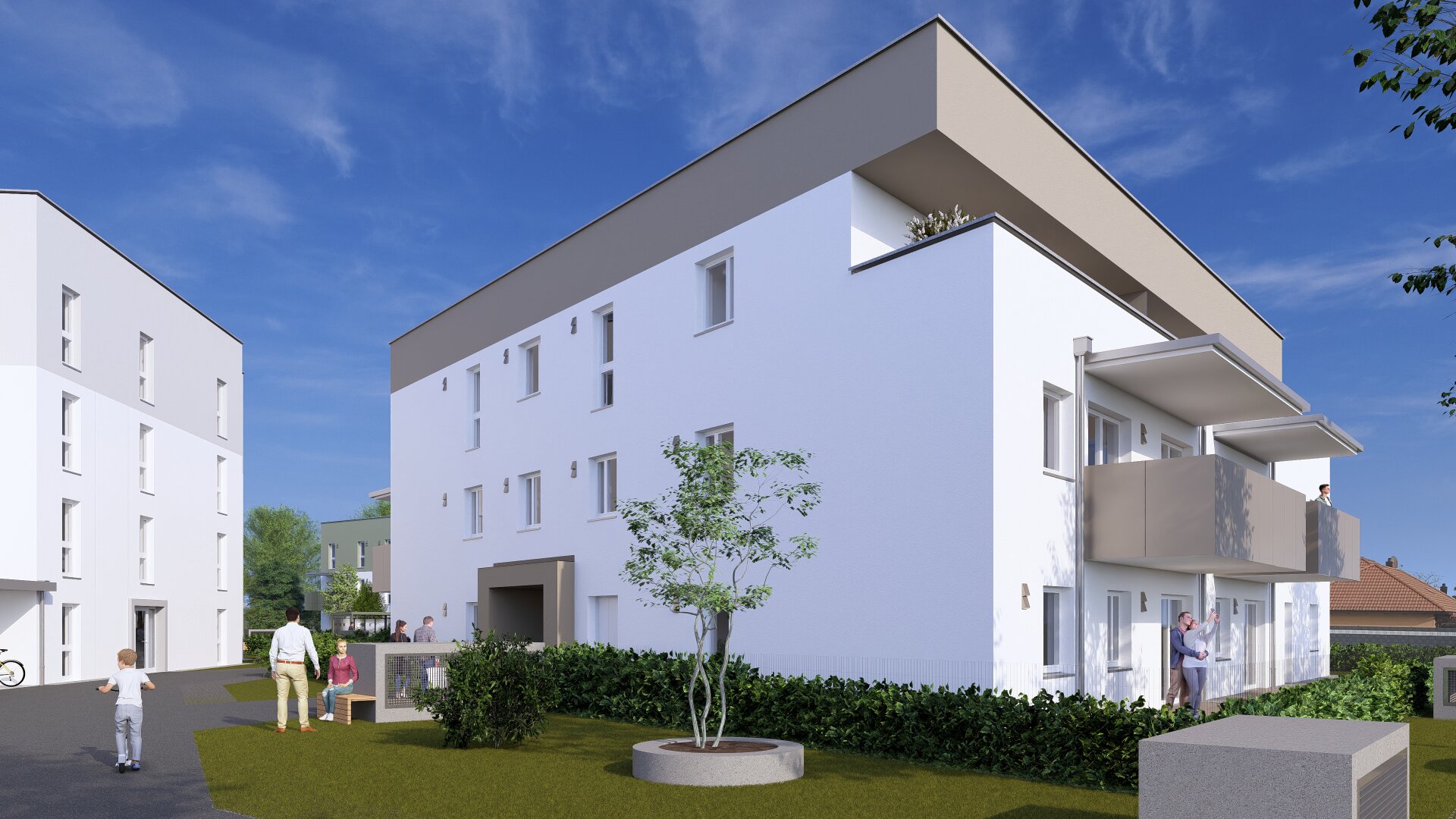 3-Zimmerwohnung neu mit Garten, Langholzfeld, unschlagbarer Neubaupreis + provisionsfrei!