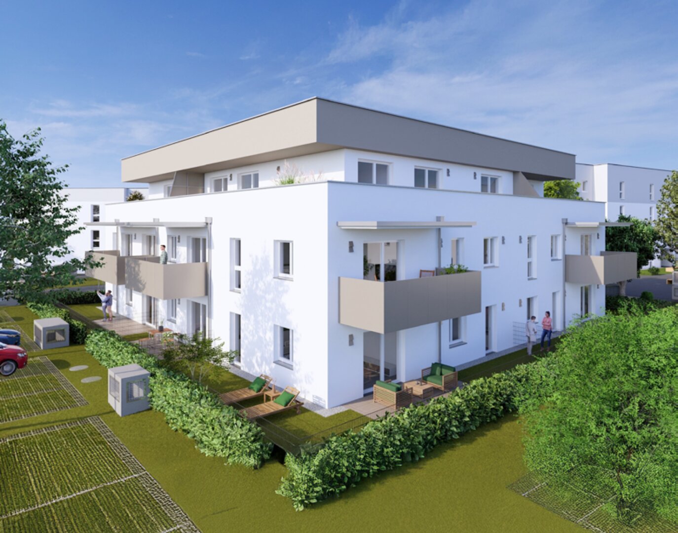 3-Zimmerwohnung neu mit Garten, Langholzfeld, unschlagbarer Neubaupreis + provisionsfrei!